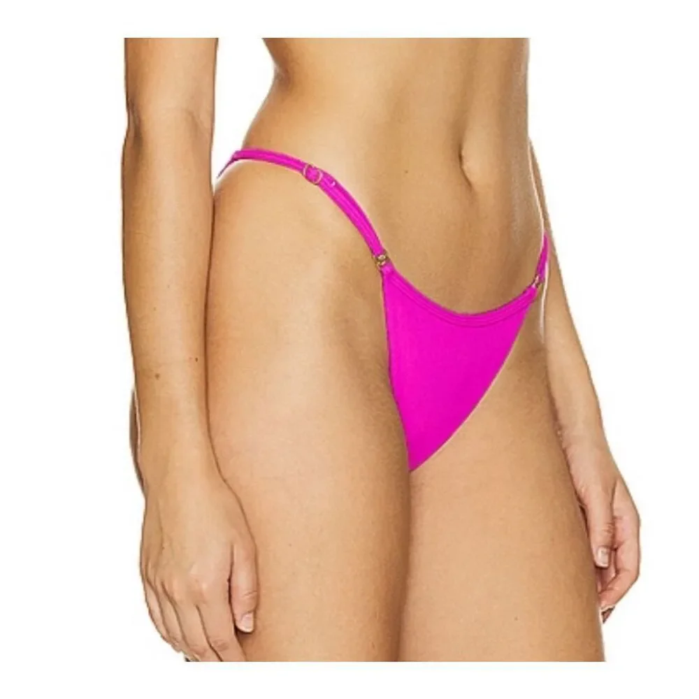 L Space NWT size S bright pink Remi bikini swim bottoms
